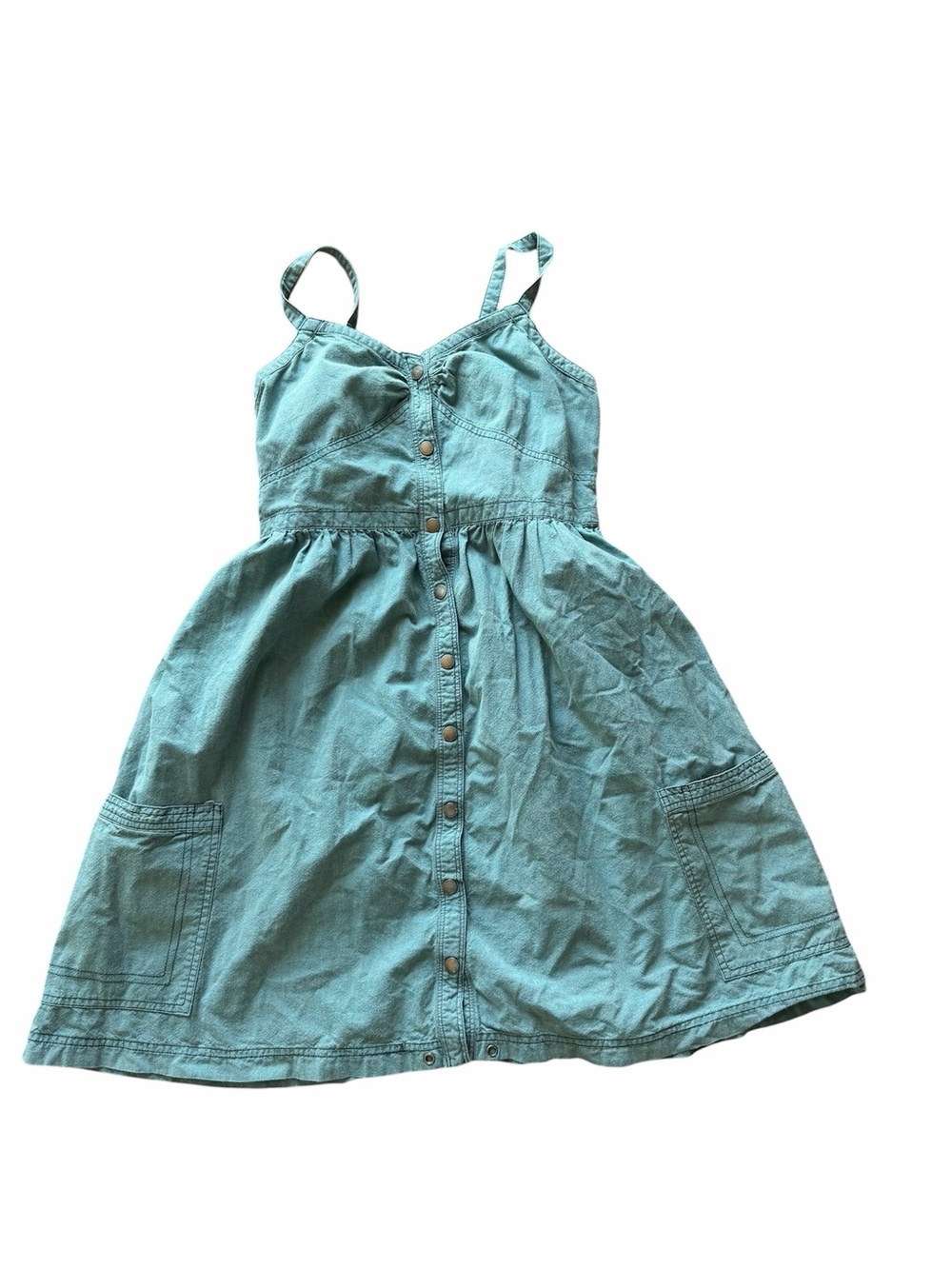 Zac Posen for Target Teal Button-Front Sundress